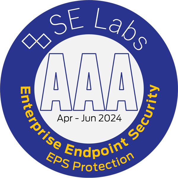 SE Labs AAA Enterprise Endpoint Security - Q2 2024 logo